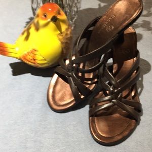 Cole Haan Brown Leather Size 8 AA Made in Brazil